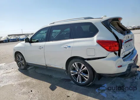 2020 Nissan Pathfinder Platinum z USA, uszkodzony, nr VIN 5N1DR2DN7LC616740